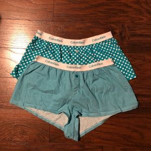 CALVIN KLEIN COTTON SLEEP SHORTS